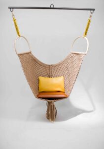 Nomades swing chair, Patricia Urquiola by Louis Vuiton, 2015