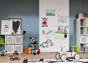 Dětský pokoj: Kreslit, psát …rovnou na stěnu!